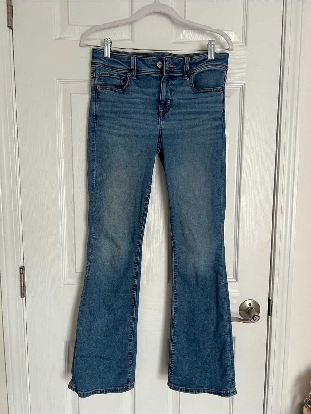 American Eagle Outfitters Medium Blue Flare Jeans